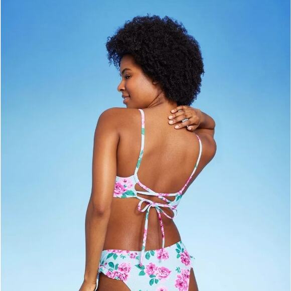 Wild Fable XXS (00) Bikini Floral NWT - Picture 2 of 10